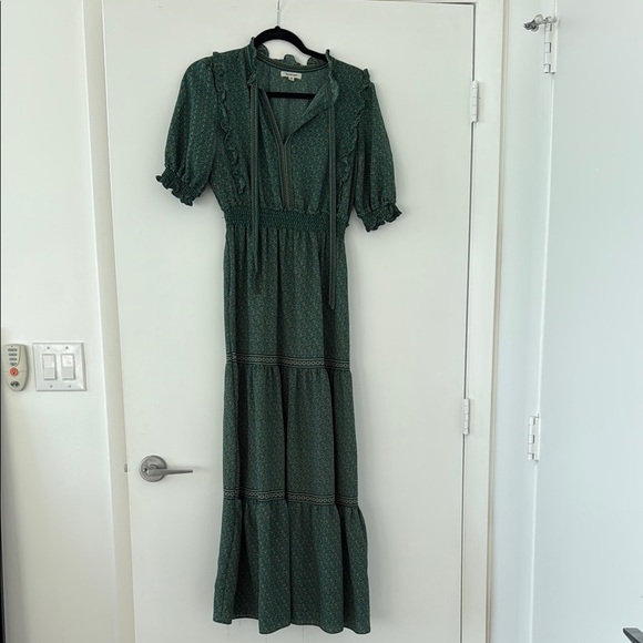 Max Studio Green Maxi Dress M - Picture 1 of 4